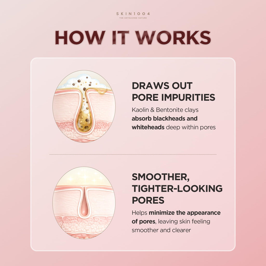 SKIN1004 [Hudson's Pick] Poremizing Quick Clay Stick Mask, Facial Clay Mask for Pores, Centella Clay Stick for Pore Minimizing, Pink Pore Mud Mask for Sebum Balance, Korean Skin Care, 0.95 oz / 27g