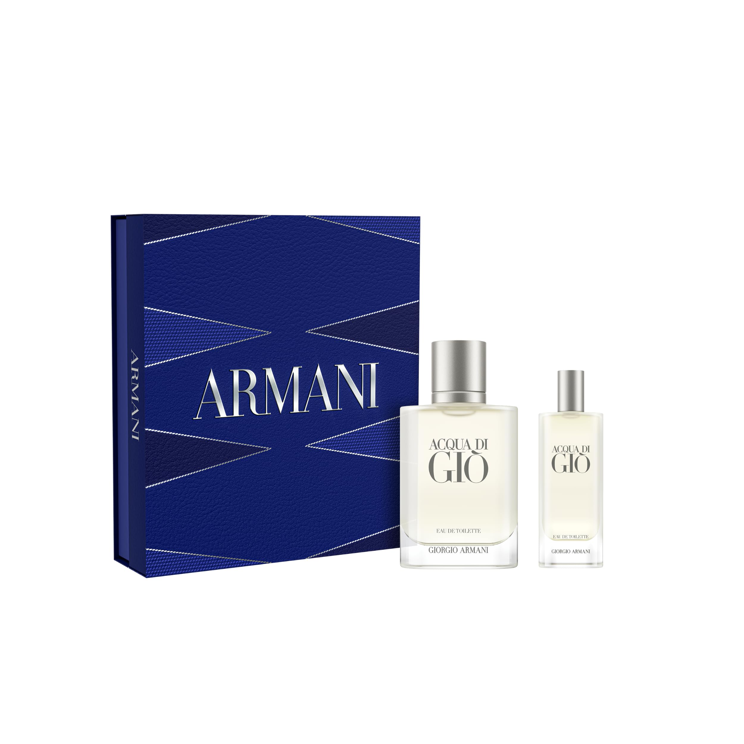 Armani Beauty– Acqua di Giò – Eau de Toilette – Cologne Set for Men ($100 Value) – Full Size (1.7 Fl Oz) & Travel Size (0.5 Fl Oz)