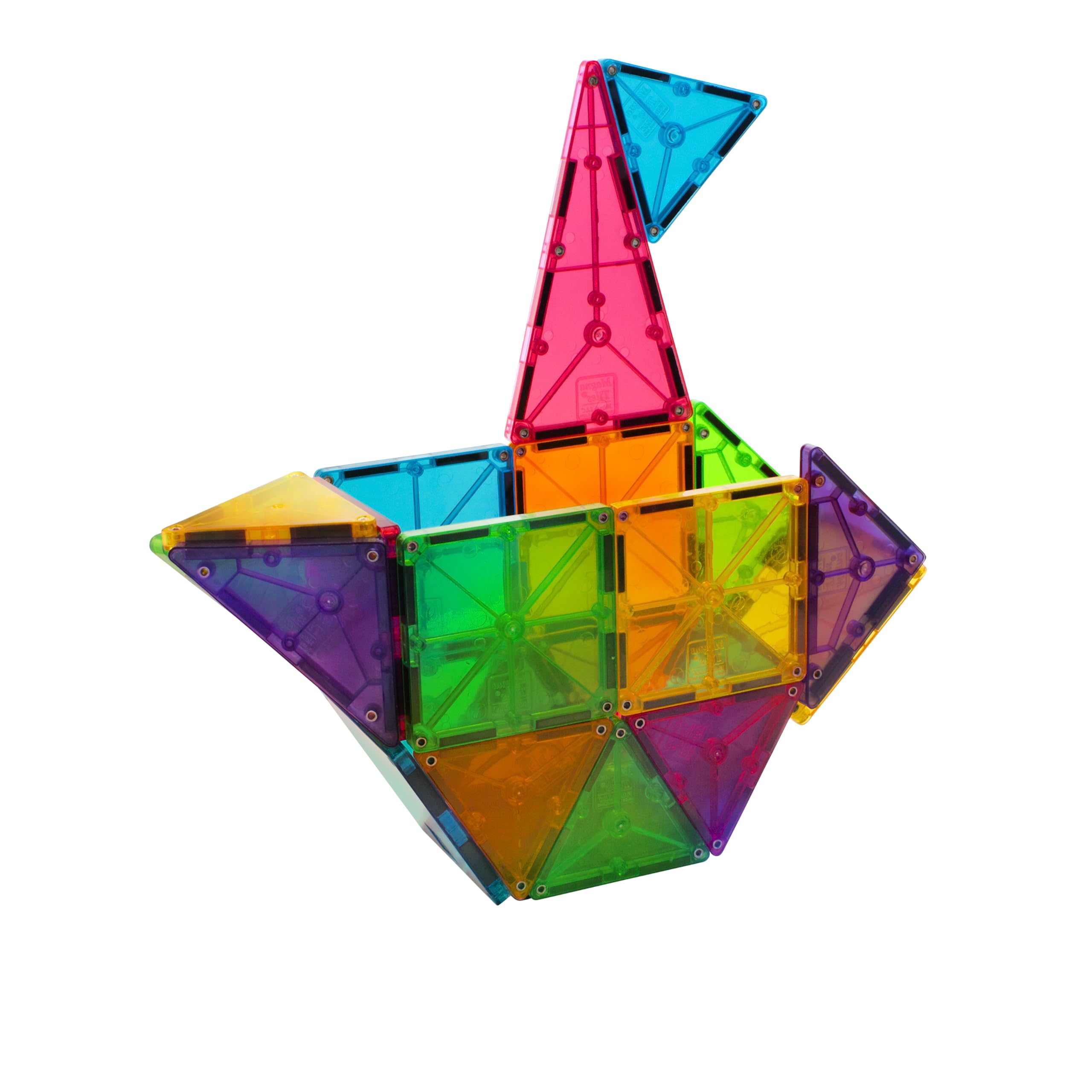 MAGNA-TILES Classic 32-Piece Magnetic Construction Set, The Original Magnetic Building Brand