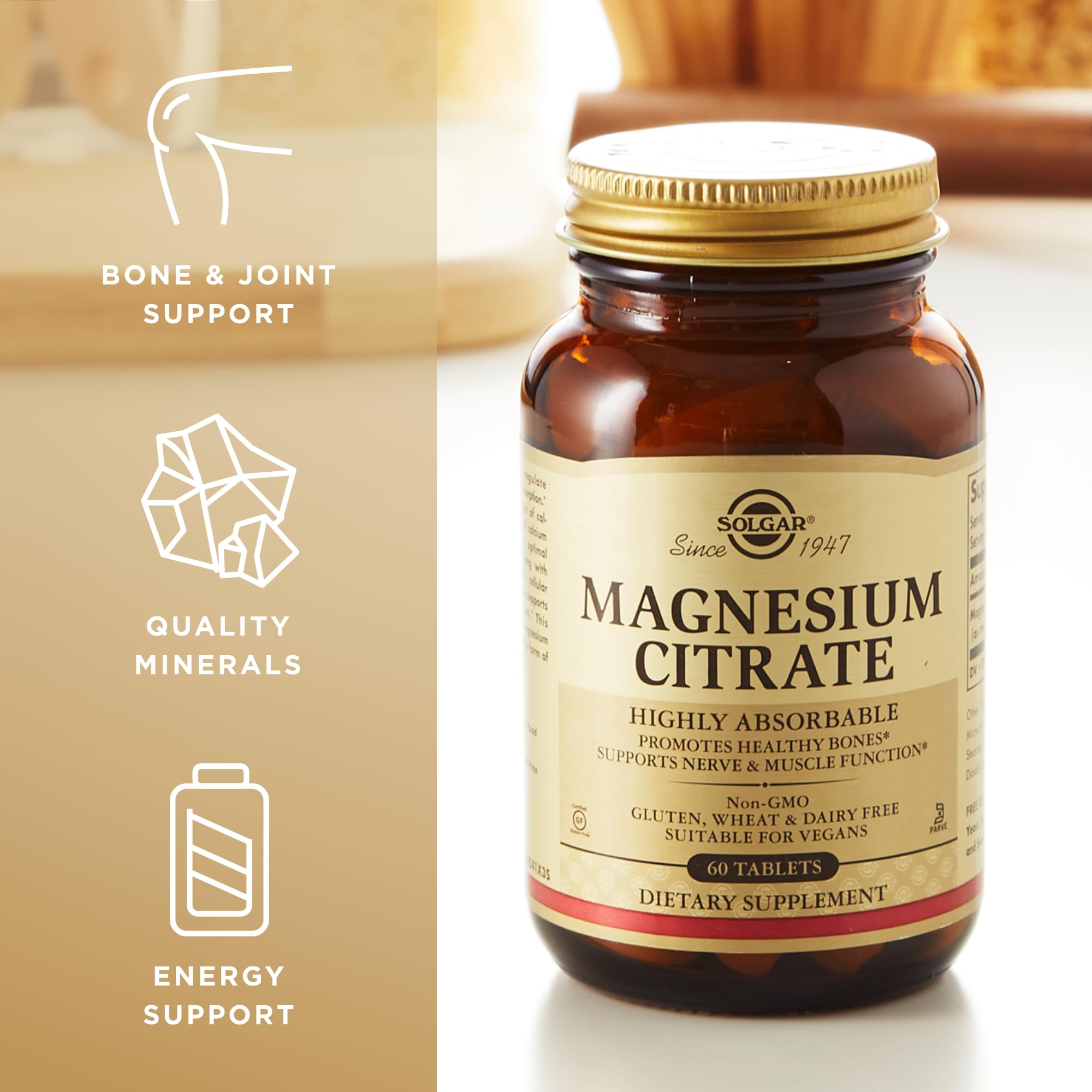 Magnesium Citrate - 60 Tablets