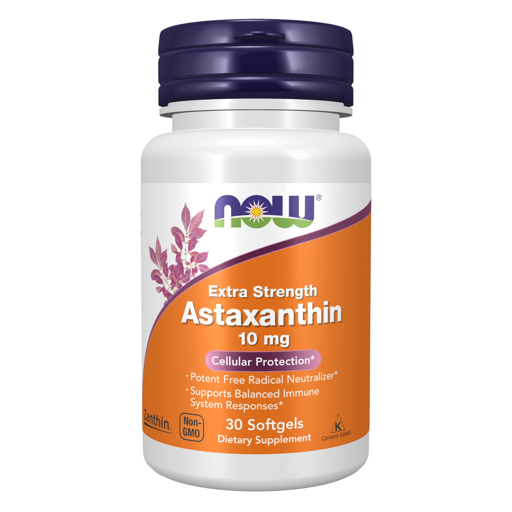 Now Supplements, Astaxanthin 10mg, Zanthin®, Extra Strength, 30 Softgels