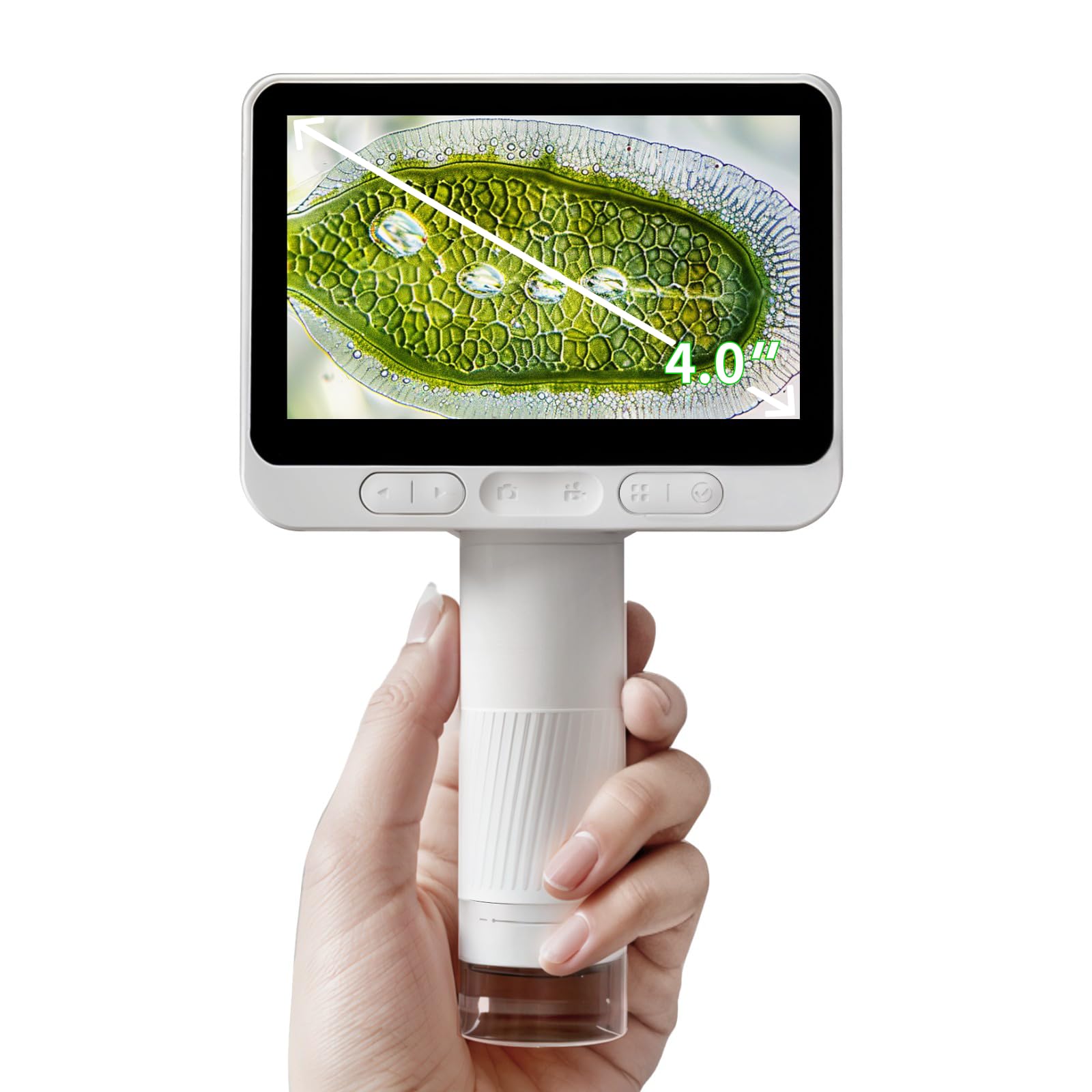 BEAVERLAB Finder 4.0" Microscope for Kids, Handheld Miniscope, 1600X Portable Kids Digital Mini Pocket Microscope for Boys Girls, Educational Science Kit Toys