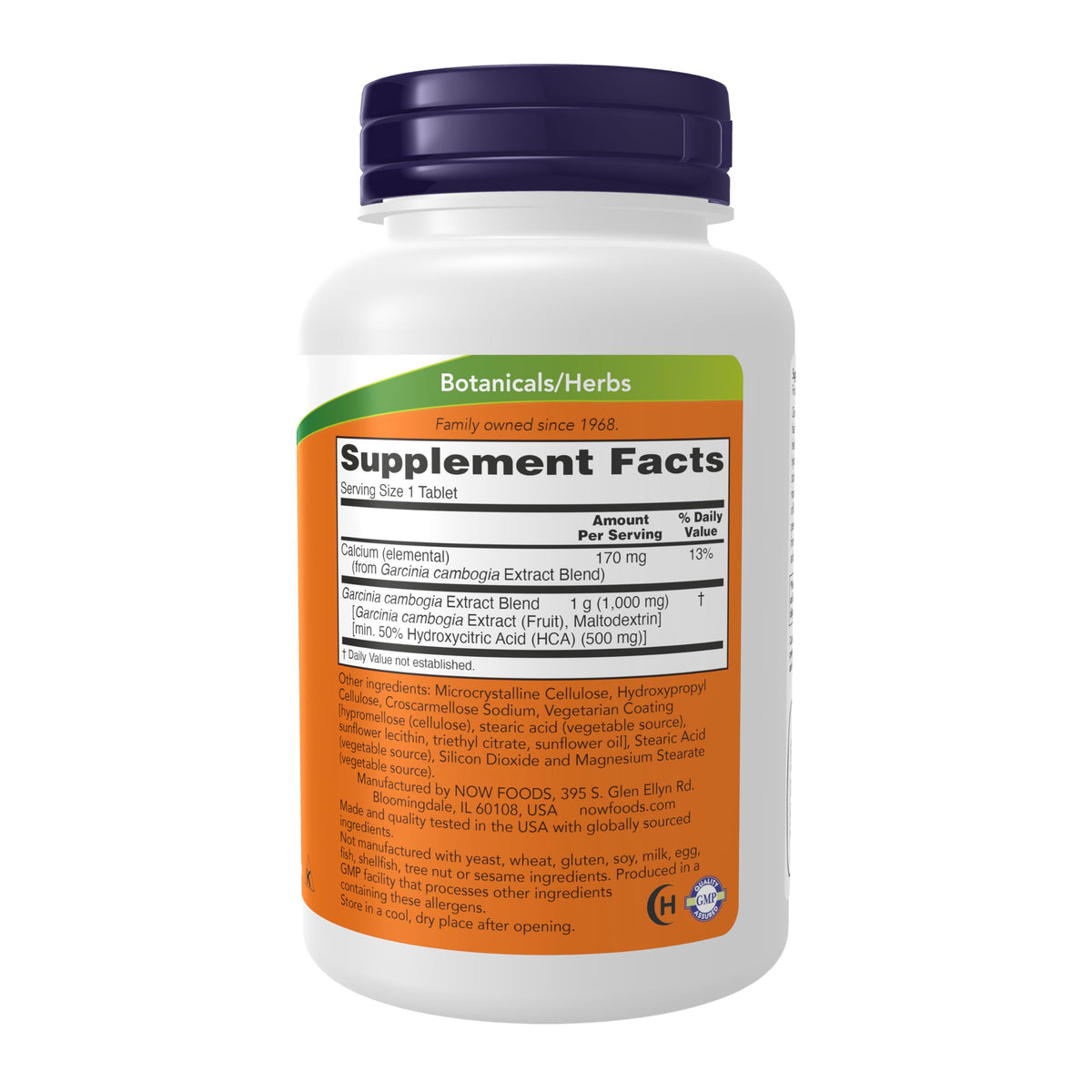 NOW Supplements, Garcinia Extract, 120 Tabs