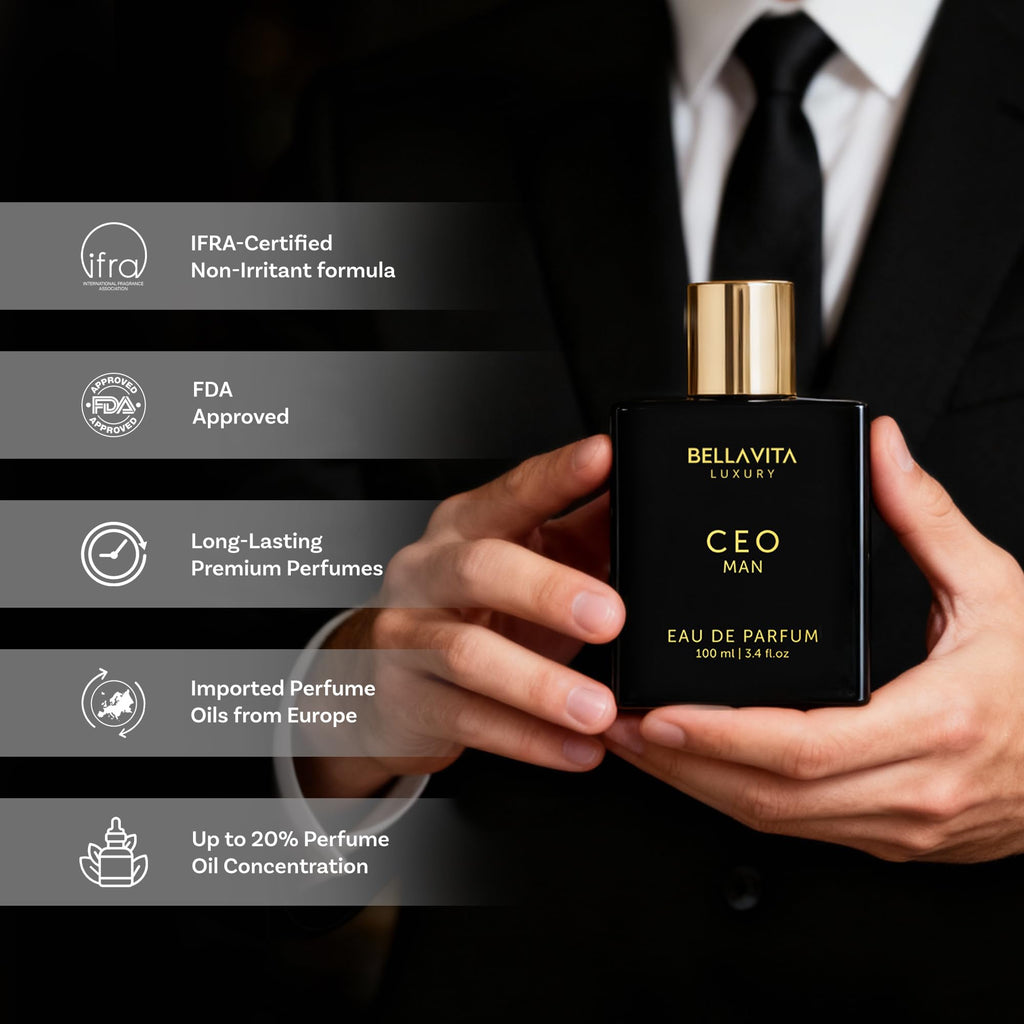 Bellavita Luxury CEO MAN Eau de Parfum | 100 ml | Perfume for Men