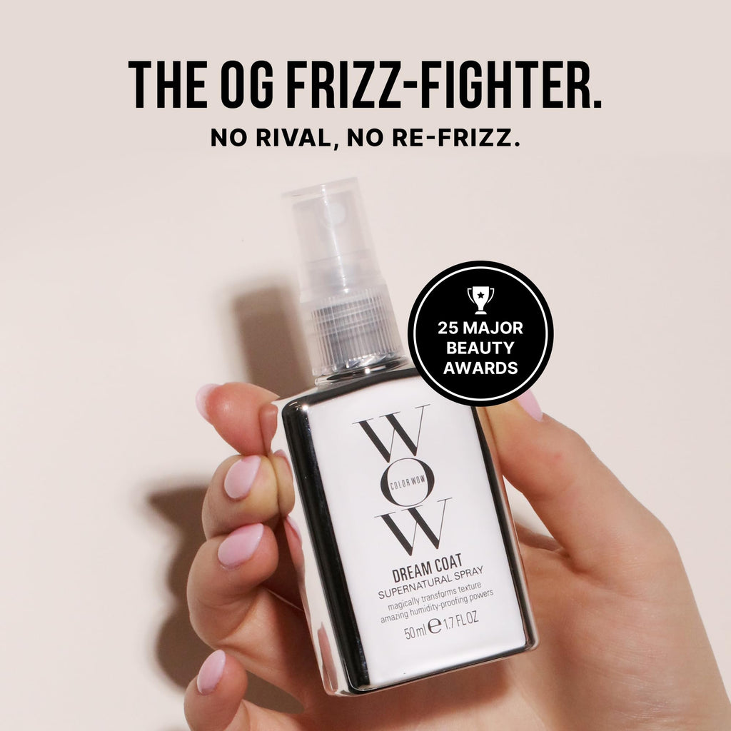 COLOR WOW Dream Coat – Anti-Humidity Frizz Control Spray for Glass Hair
