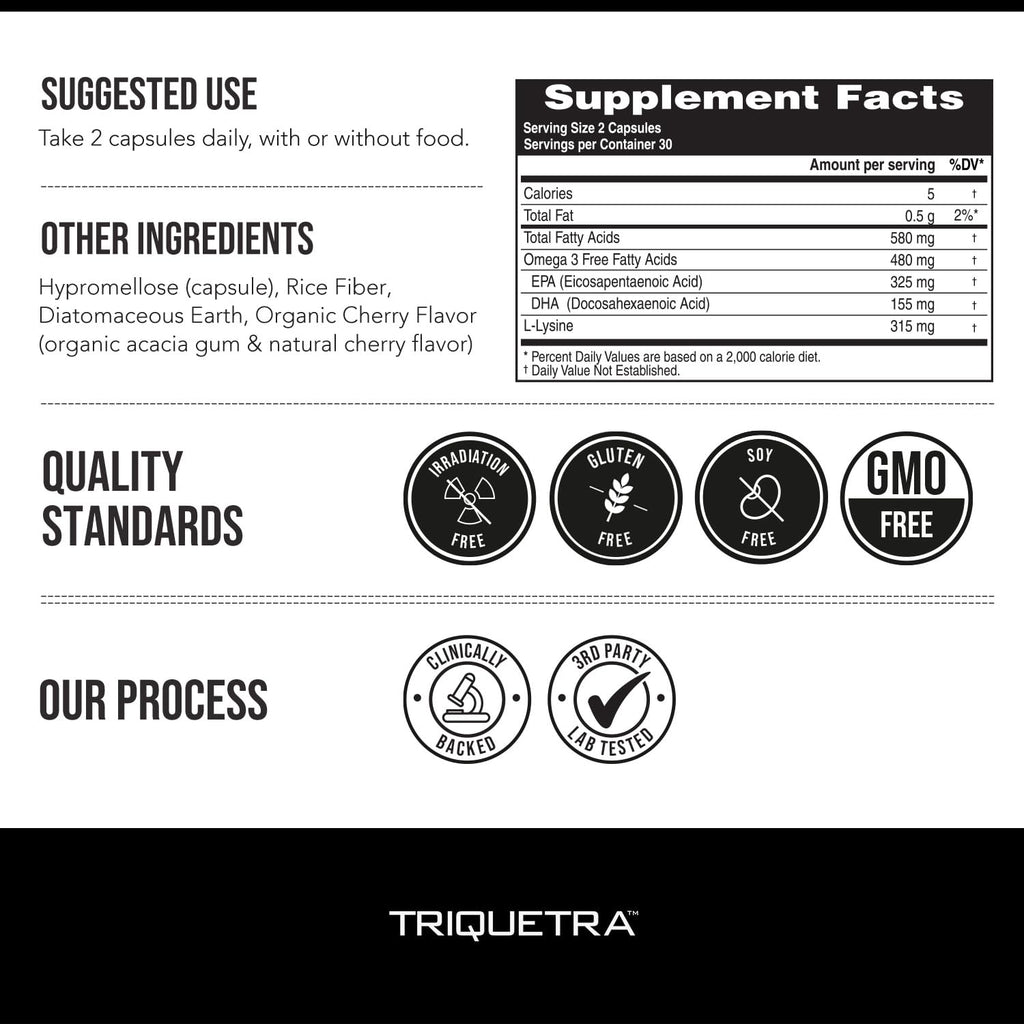 SoActive® Omega 3 EPA & DHA | Omega 3 Supplement with EPA and DHA | Enhanced Absorption Formula | No Fishy Aftertaste or Burps | Third Party Tested | Non-GMO, Soy-Free, Gluten-Free | 60 Capsules