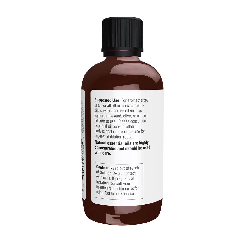 NOW Essential Oils, Citronella Oil, Undiluted, Steam Distilled, 4 fl. oz