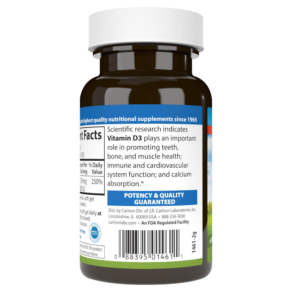 Carlson Co-Q10, Co-Enzyme Q10, 100 mg, 200 Softgels