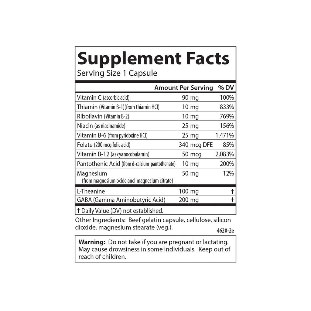 Carlson Totally Zen, GABA, L-Theanine, 30 Capsules