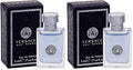 Versace Pour Homme, 0.17 Ounce (Pack of 2)