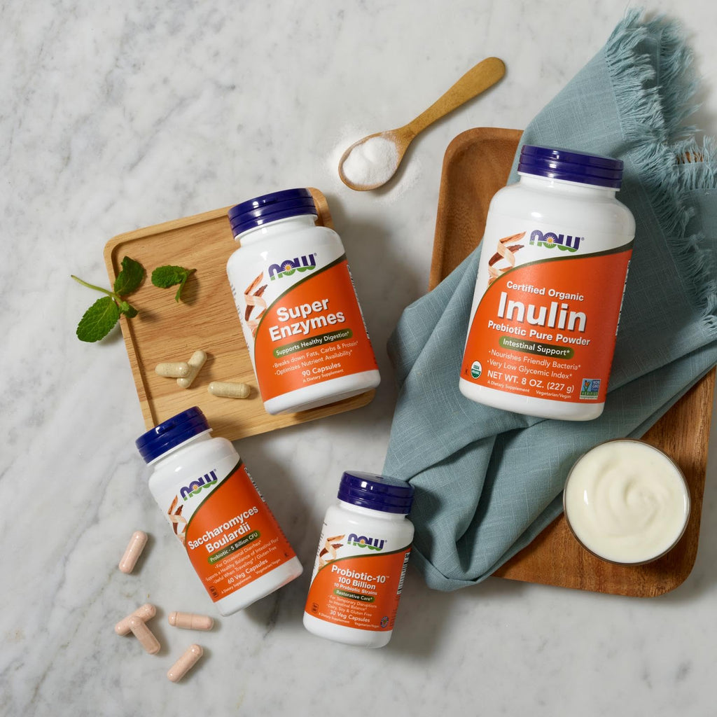 NOW Supplements, Probiotic-10™, 100 Billion, with 10 Strains, 30 Veg Caps