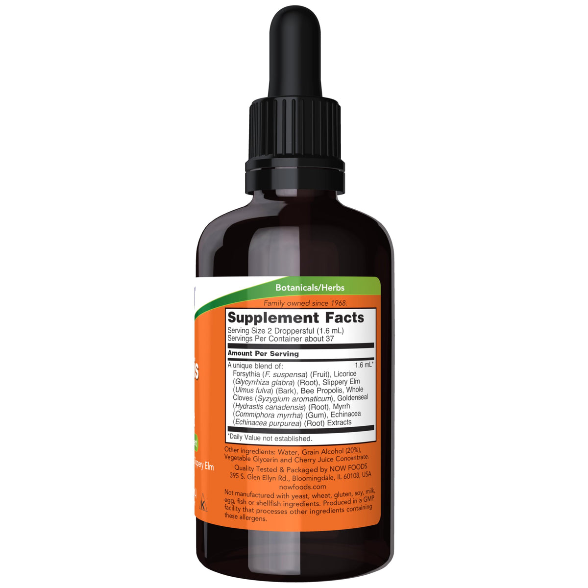NOW Supplements, Propolis Plus Extract Liquid with Dropper, 2 oz