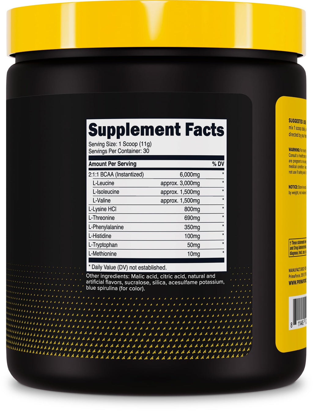 Primaforce EAA Powder (30 Servings, Rocket Pop Flavor) - Essential Amino Acids for Pre/Intra Workout and Recovery - Non-GMO and Gluten Free