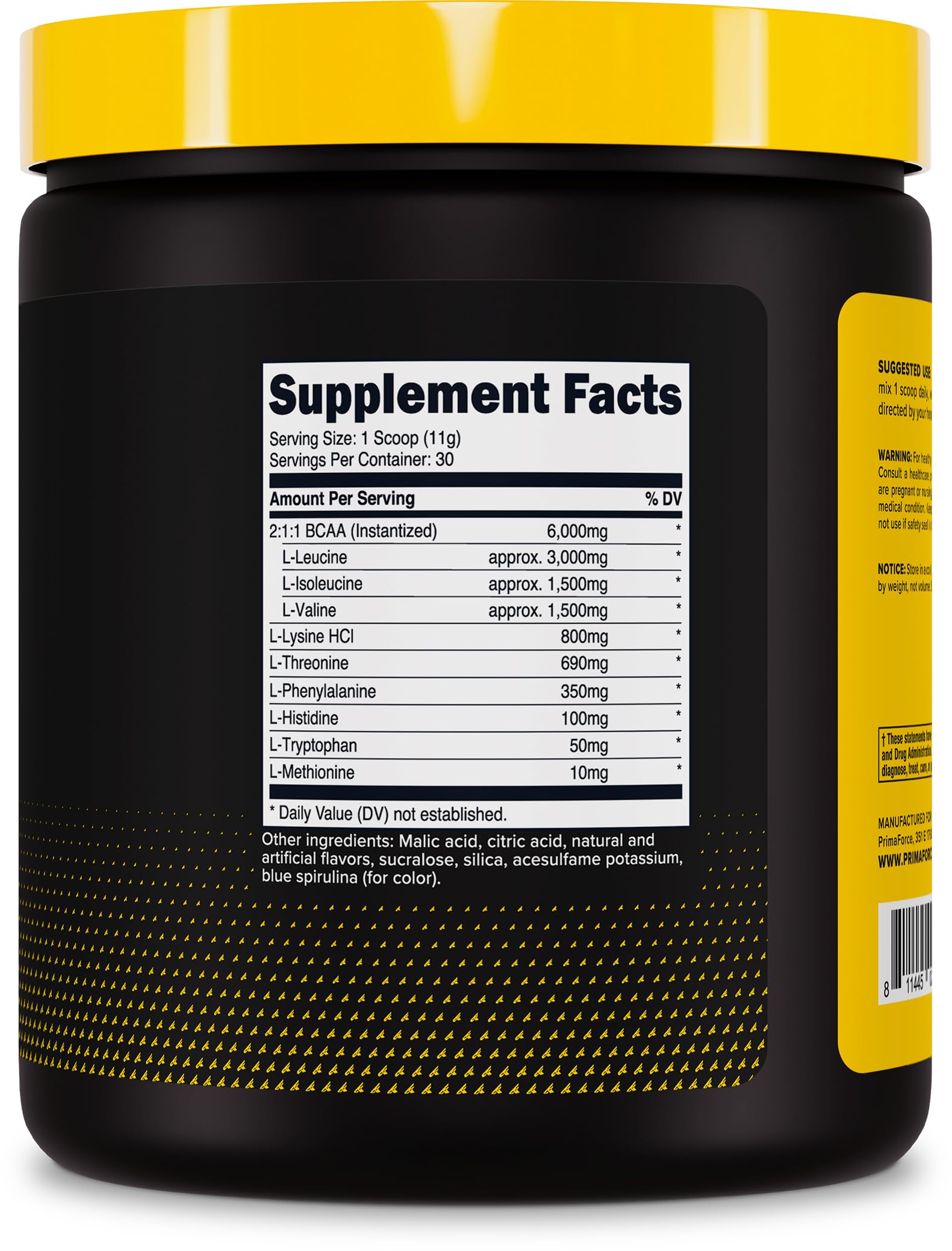 Primaforce EAA Powder (30 Servings, Rocket Pop Flavor) - Essential Amino Acids for Pre/Intra Workout and Recovery - Non-GMO and Gluten Free