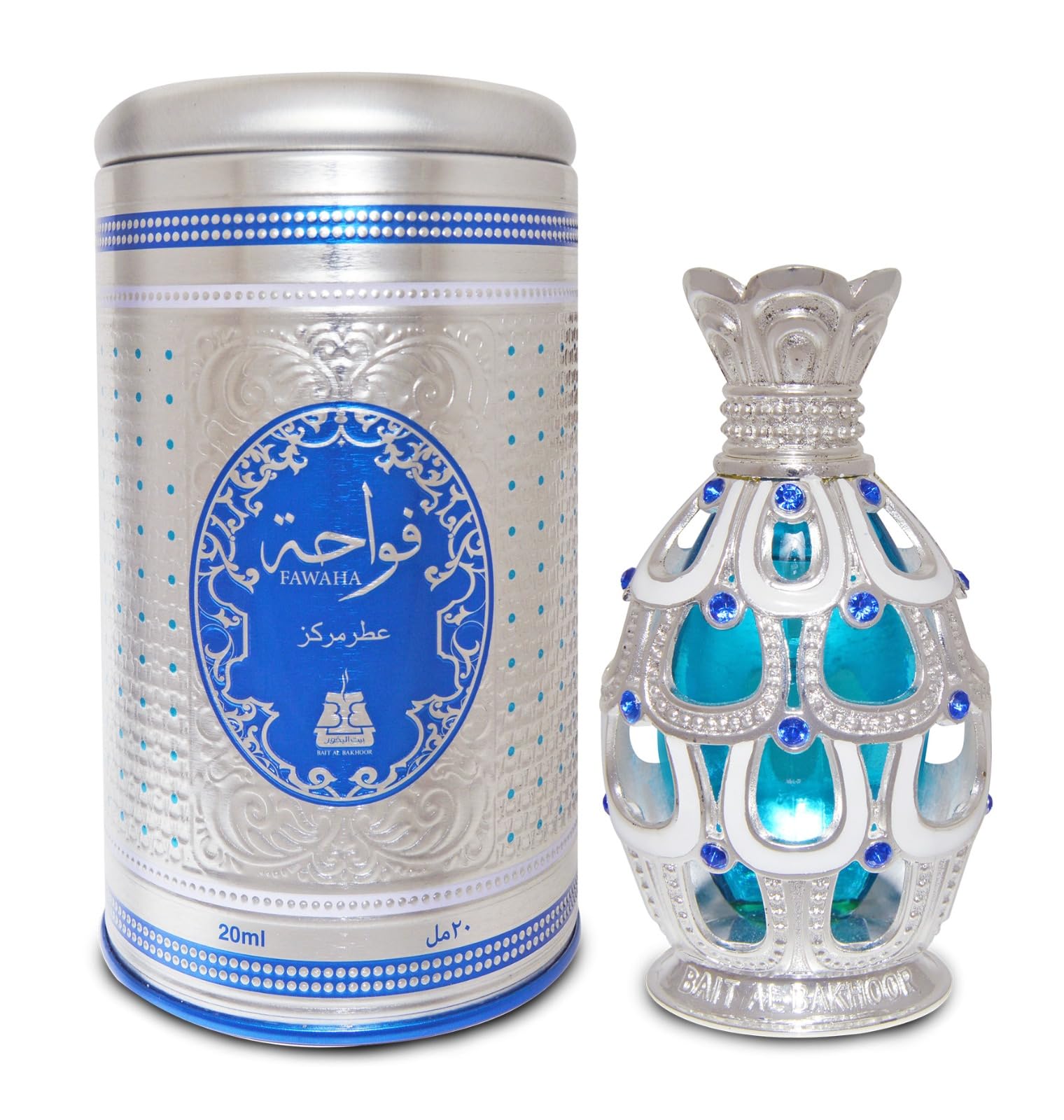 Afnan Bait Al Bakhoor Fawaha Concentrated Perfume Oil, 20ml, Long Lasting Attar for Men & Women