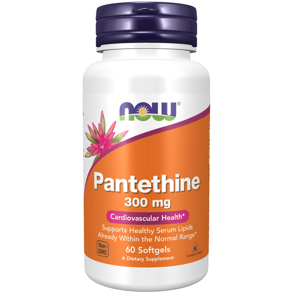 NOW Supplements, Pantethine 300 mg, 60 Softgels