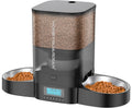HoneyGuaridan Automatic Cat Feeder for 2 Cats,Cat Food Dispenser