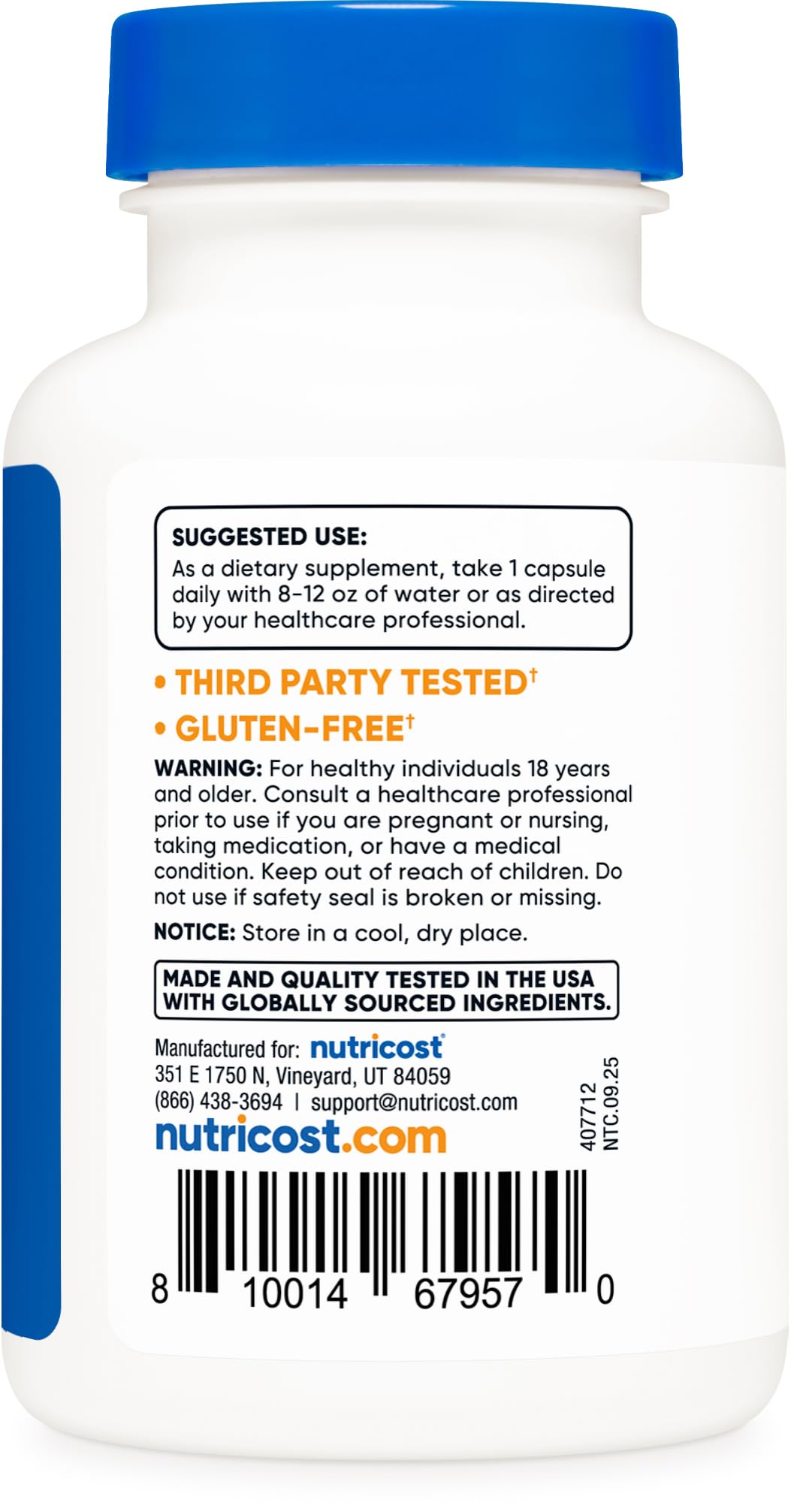 Nutricost Yohimbine HCl 5mg, 120 Capsules - Gluten Free and Non-GMO