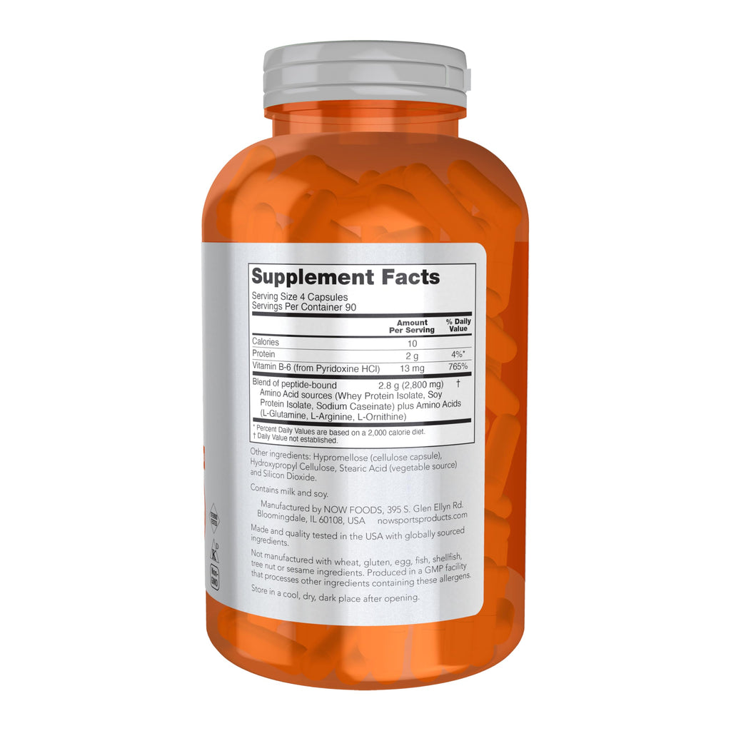 NOW Sports, Amino Complete™, Protein Blend with 20 Aminos, 120 Veg Caps