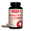 Jarrow Formulas Vitamin B12 5000 mcg - Maximum Strength for Cellular Energy and Brain Health, 90 Cherry Chewable Tablets, B12 Vitamins 5000 mcg