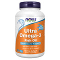 NOW Foods Supplements, Ultra Omega-3, 500 EPA and 250 DHA, 180-Fish Gelatin Softgels
