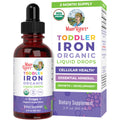MaryRuth's Organic Toddler Liquid Iron Supplement, Sugar Free, Vegan, 2oz