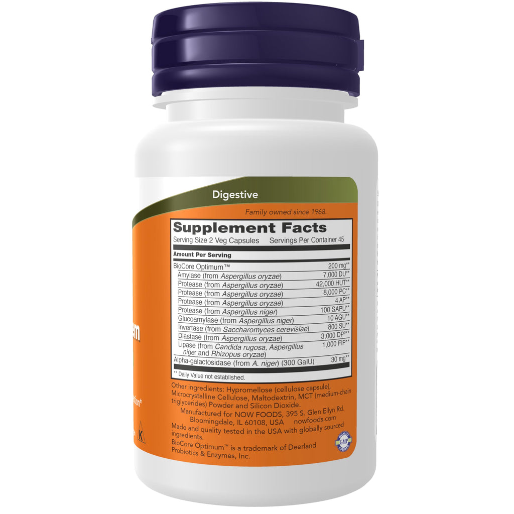 NOW Foods Supplements, Full Spectrum Enzymes, 90 Veg Capsules