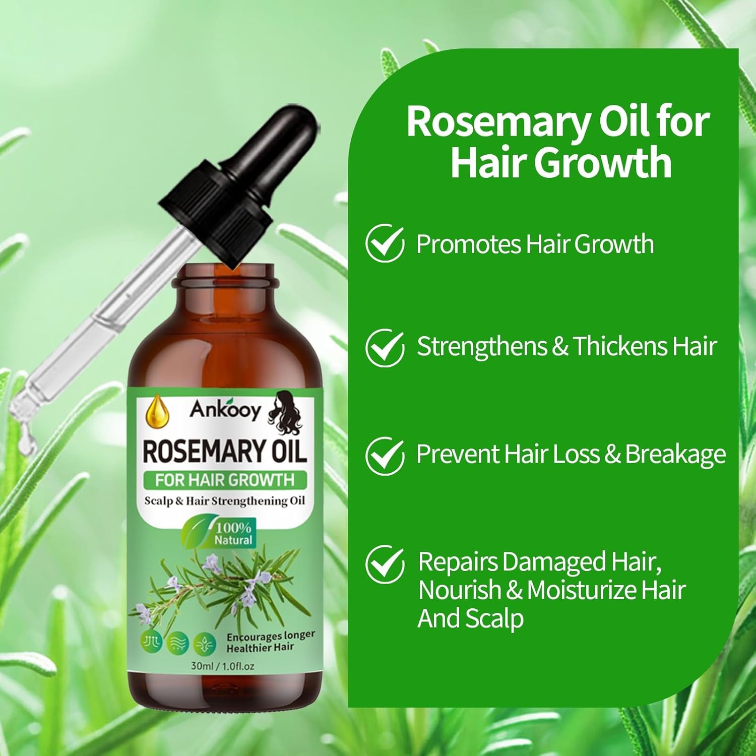 Batana Oil for Hair Growth & Rosemary Oil for Hair Growth,Raw Batana Hair Mask Rosemary Hair Growth Serum,Hair Oil for Dry Damaged Hair,Promotes Hair Thickness for Men Women