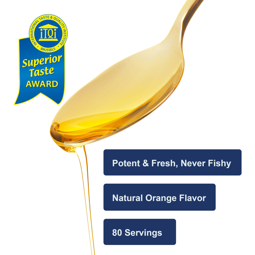 Carlson - Kid's The Very Finest Fish Oil, 800 mg Omega-3s, Norwegian, Sustainably Sourced, Orange, 200 mL