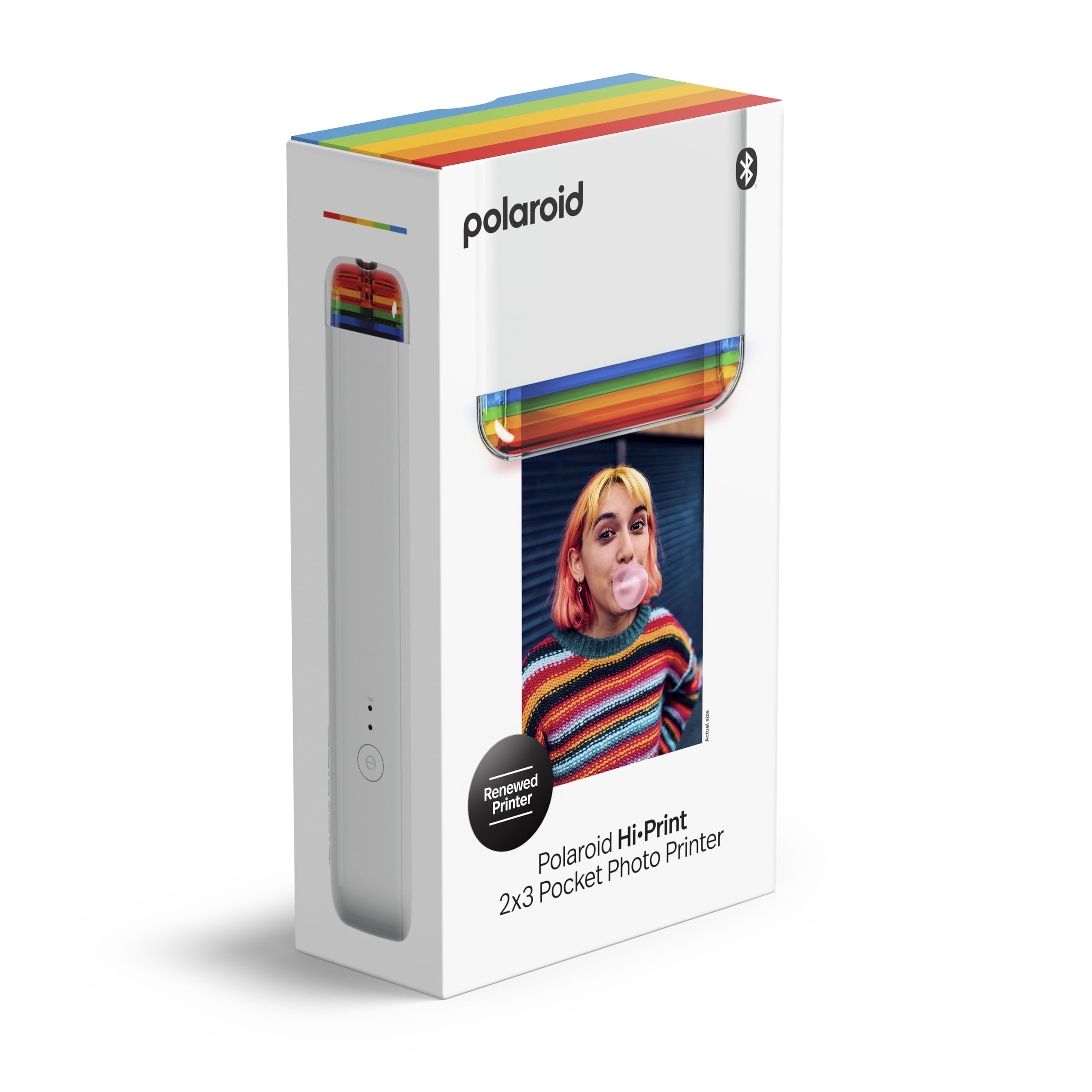 Refurbished Polaroid Hi-Print - Bluetooth Connected 2x3 Pocket Photo Dye-Sub Printer - Printer Only, No Paper (9184)