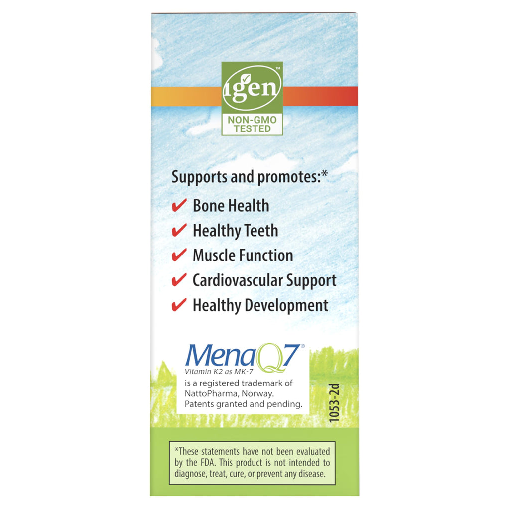Carlson Kid's Super Daily D3 + K2, 25 mcg (1000 IU), 360 Drops (10.16 mL)
