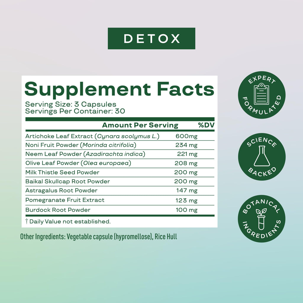 Bloom Nutrition Hormone Support for Women Capsules - Detox - Liver Health, Detoxification & Hormone Health Support Supplement with Milk Thistle, Pomegranate Extract & Artichoke Extract, 30 Servings