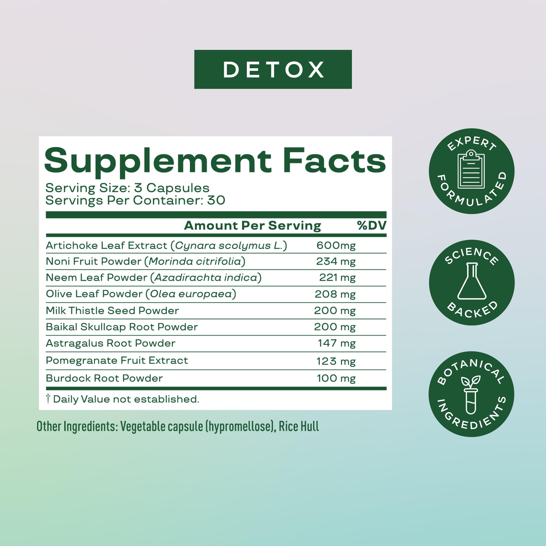 Bloom Nutrition Hormone Support for Women Capsules - Detox - Liver Health, Detoxification & Hormone Health Support Supplement with Milk Thistle, Pomegranate Extract & Artichoke Extract, 30 Servings