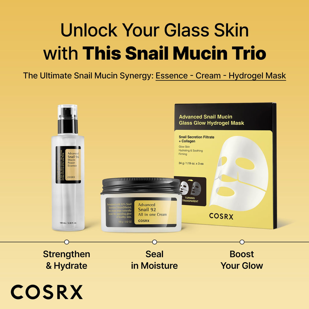 COSRX Snail 96% Mucin Essence 2ea & Retinol 0.1% Cream Mini Sample 1ea