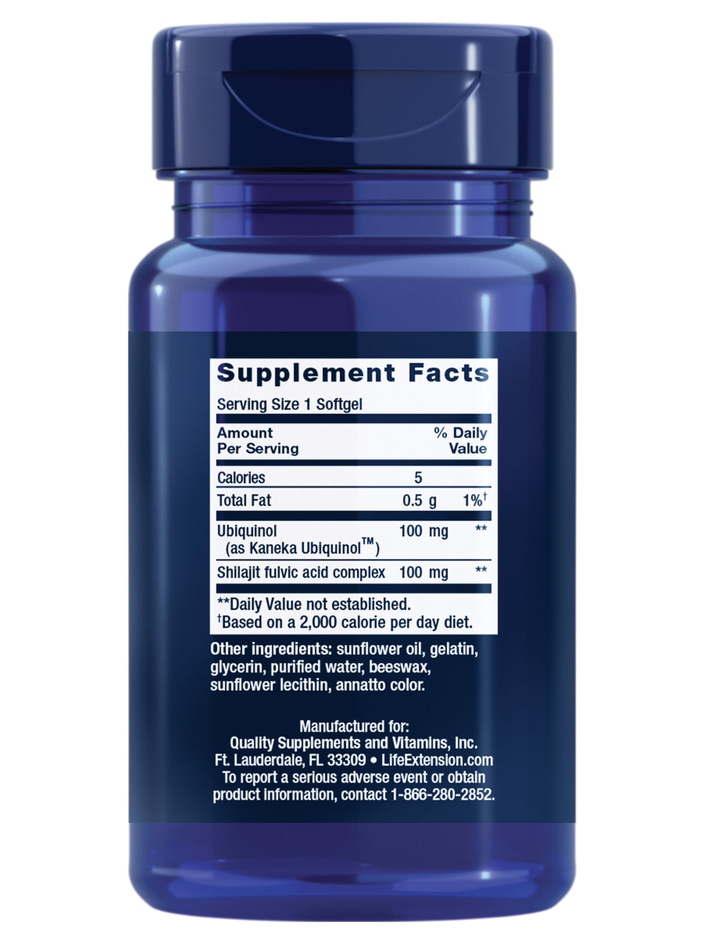 Life Extension Super Ubiquinol CoQ10 with Enhanced Mitochondrial Support™, Heart Health Supplement, Maximum Absorption, 100 mg, Non-GMO, Gluten-Free, 30 softgels