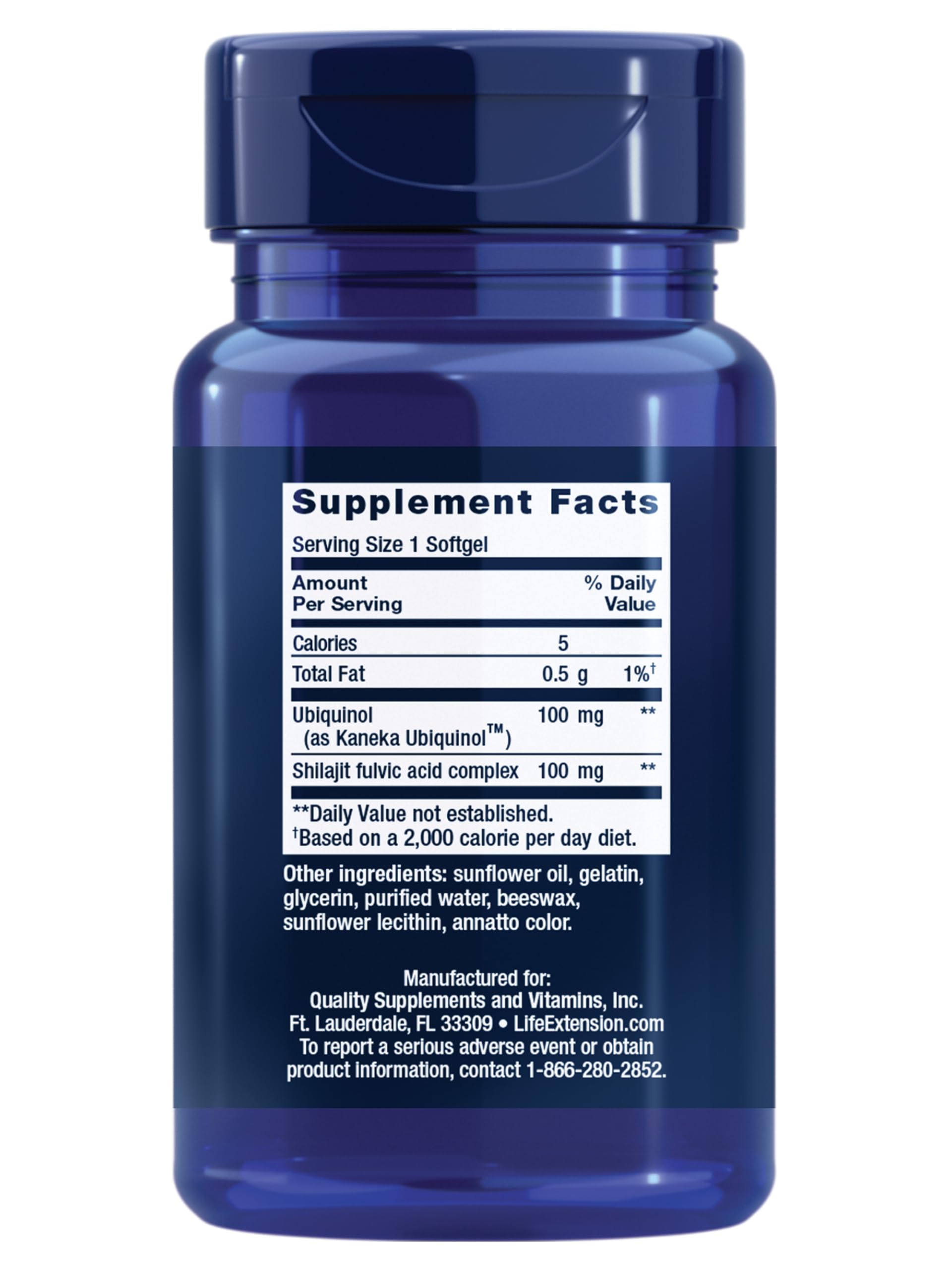 Life Extension Super Ubiquinol CoQ10 with Enhanced Mitochondrial Support™, Heart Health Supplement, Maximum Absorption, 100 mg, Non-GMO, Gluten-Free, 30 softgels