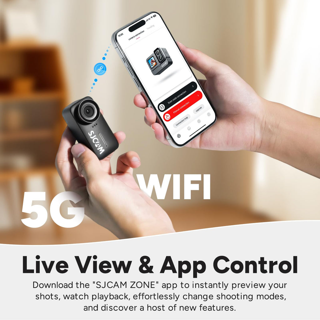 SJCAM C110 Plus 4K Action Camera, Mini Magnetic POV Body Cam