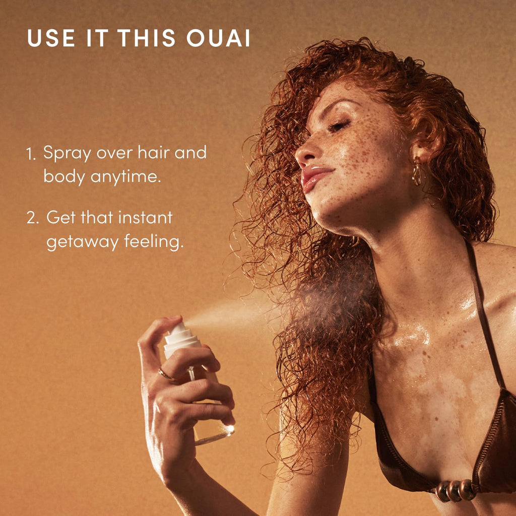 OUAI St. Barts Hair and Body Mist - Tropical-Scented Body Spray (3.3 oz)