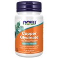 Now Foods Supplements, Copper Glycinate with 3mg Albion Copper, Promotes Structural Health*, 120 Tablets, Light Gray, Tan