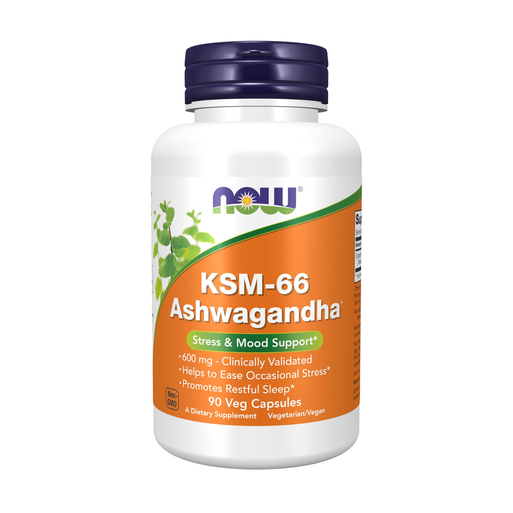 Now Supplements, KSM-66 Ashwagandha, 90 Veg Caps