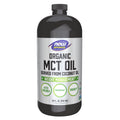NOW Sports, Organic MCT Oil 14 g, Plastic Bottle, 32 fl. oz