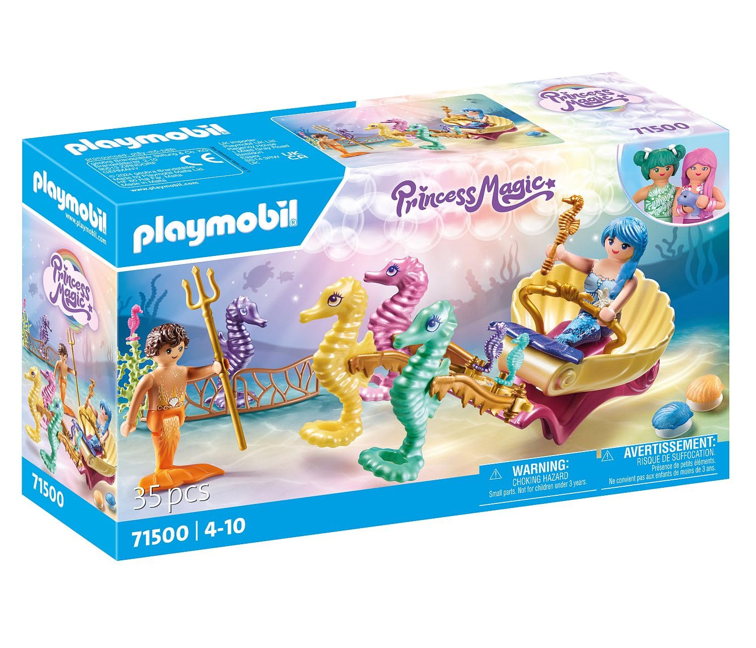 Playmobil Mermaid Seahorse Carriage