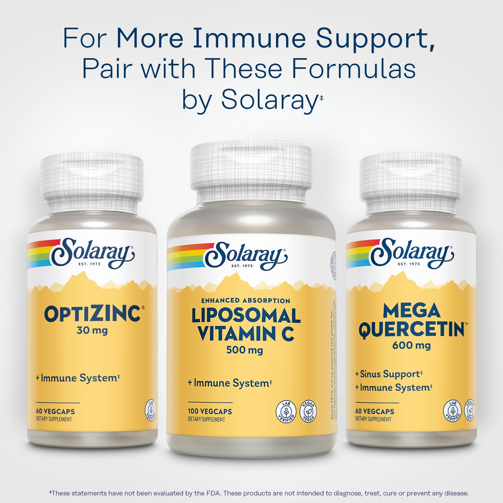 SOLARAY Liposomal Vitamin C 500 mg, 100 VegCaps