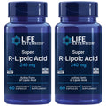 Life Extension Super R-Lipoic Acid, Healthy Aging, oxidative Stress Defense, with 240 mg Active R-Form, Gluten-Free – Non-GMO – Vegetarian – 60 Capsules (Pack of 2)