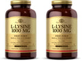 Solgar L-Lysine 1000 mg, 250 Tablets - Enhanced Absorption and Assimilation - Promotes Integrity of Skin and Lips - Collagen Support - Amino Acids - Non-GMO, Vegan, Gluten Free-250 Servings(Pack of 2)