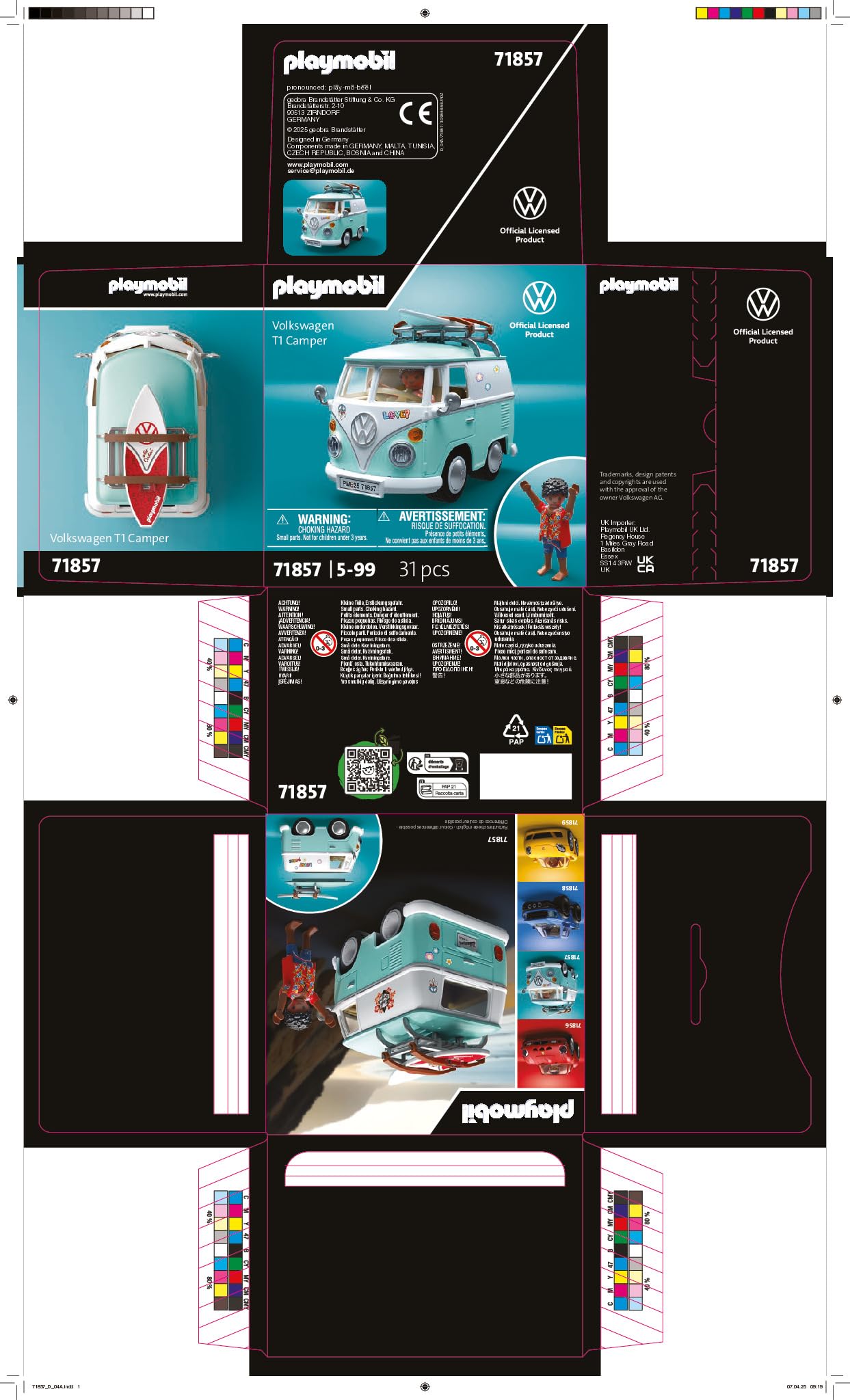 Playmobil X Volkswagen T1 Camper
