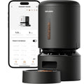 PETLIBRO Automatic Cat Feeder, 5G WiFi Automatic Dog Food Dispenser with Freshness Preservation, 5L Timed Pet Feeder with Low Food Sensor, Up to 10 Meals Per Day, Granary Black