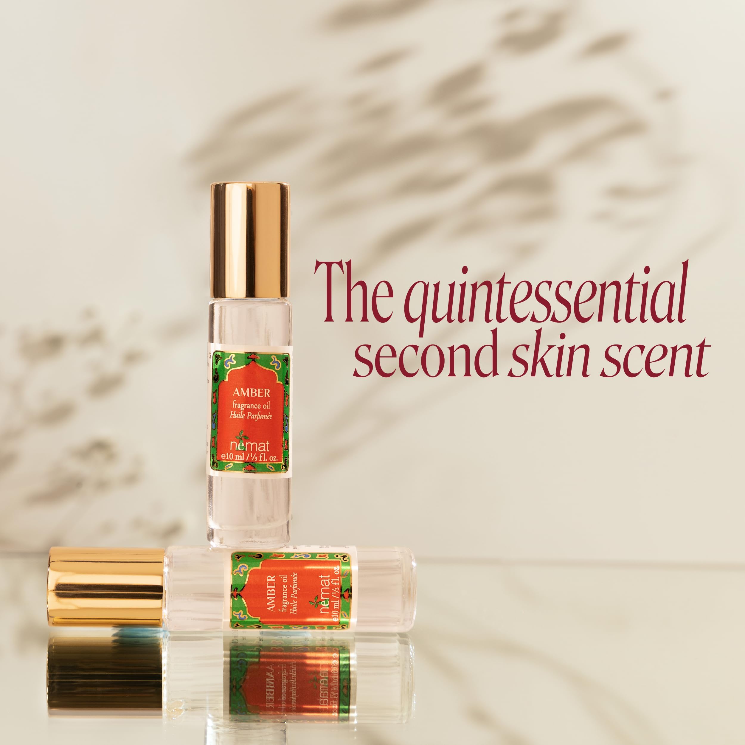 Nemat Amber Perfume Oil Roll-On, 10 ml