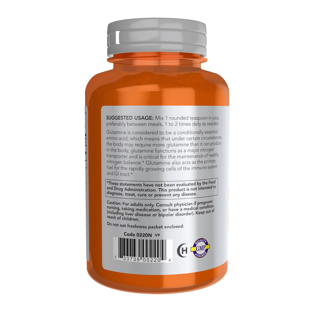 NOW Sports, L-Glutamine Powder, Amino Acid, 6 oz