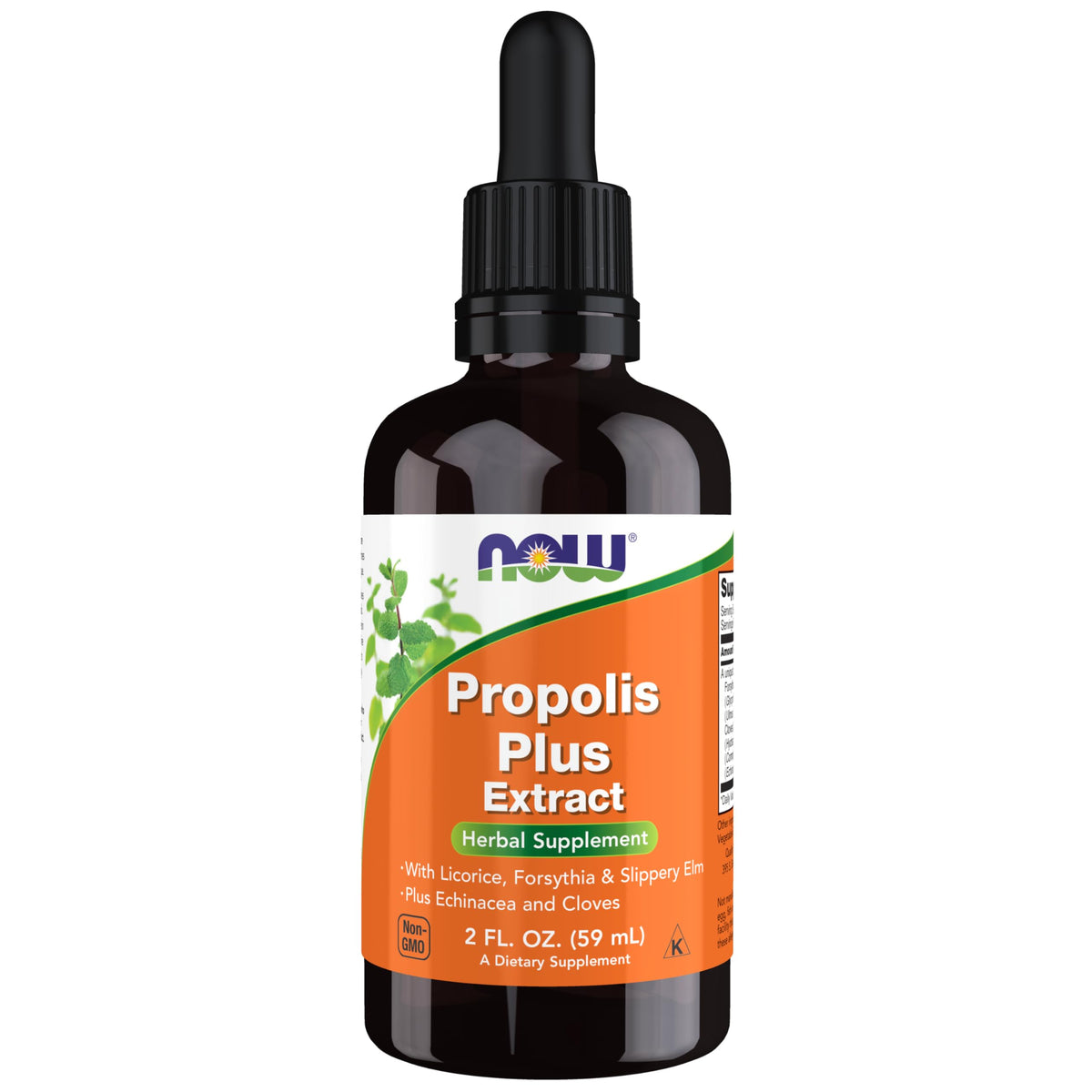 NOW Supplements, Propolis Plus Extract Liquid with Dropper, 2 oz